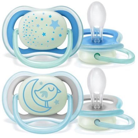 Philips AVENT SCF376/21 ultra air éjszakai játszócumi - fiús 6-18hó 2db