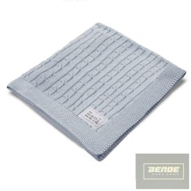 EEvi kötött pamut babatakaró 942047 100cmx75cm -kék