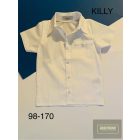 Killy fiú rövid ujjú ing,fehér