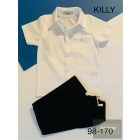 Killy fiú rövid ujjú ing,fehér