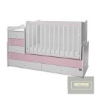 Lorelli Maxi Plus kombi ágy 70x160 -Orchid & Orchid Pink ÚJ