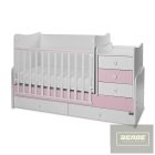 Lorelli Maxi Plus kombi ágy 70x160 -Orchid & Orchid Pink ÚJ
