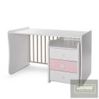 Lorelli Maxi Plus kombi ágy 70x160 -Orchid & Orchid Pink ÚJ