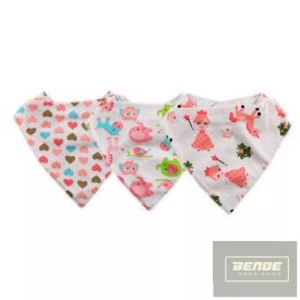 Baby Care nyálkendő szett 3 db-os - lányos