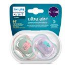 Philips AVENT SCF085/18 ultra air játszócumi - mintás lányos (koala) 6-18hó 2db