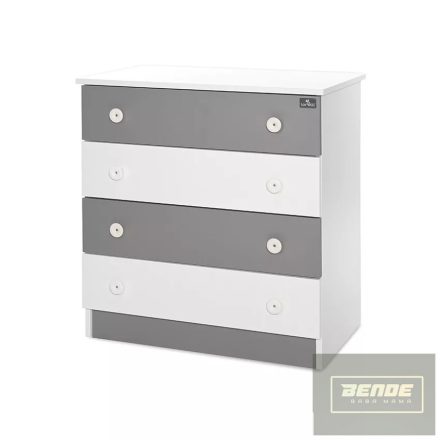 Lorelli Komód - White & Stone Grey