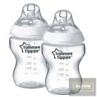 Tommee Tippee cumisüveg CTN duo 260 ml átlátszó 0+