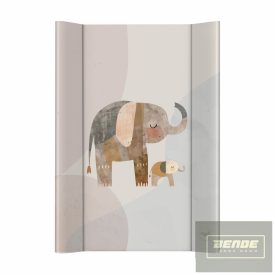 Ceba pelenkázó lap merev 2 oldalú 50x70cm BASIC  elephant