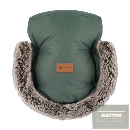 PETITE&MARS Kesztyű / Kézmelegítő babakocsira Furry Veritable Khaki