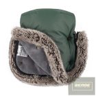 PETITE&MARS Kesztyű / Kézmelegítő babakocsira Furry Veritable Khaki