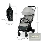 Kinderkraft sportbabakocsi Apino automata Dove szürke