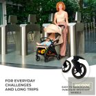 Kinderkraft sportbabakocsi Apino automata Dune bézs