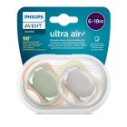 Philips AVENT SCF085/20 ultra air játszócumi neutral 6-18hó 2db