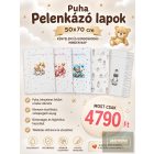 DM Puha pelenkázó lap ,50x70 cm -bézs ballonos maci