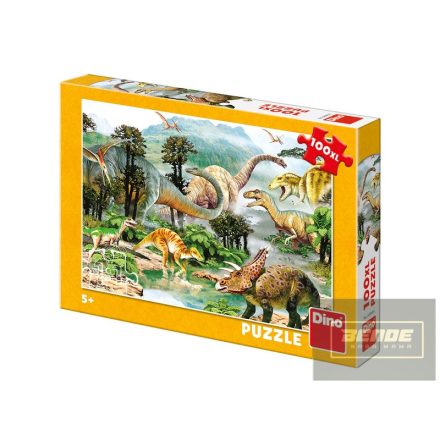 DINO Dinoszauruszok 100 darabos XL puzzle