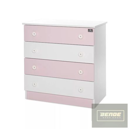 Lorelli Komód - White & Orchid Pink