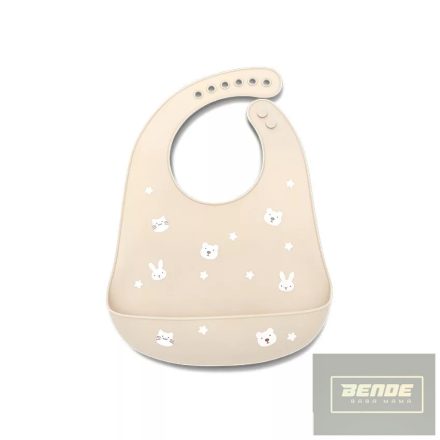 Lorelli szilikon előke -beige 6m+