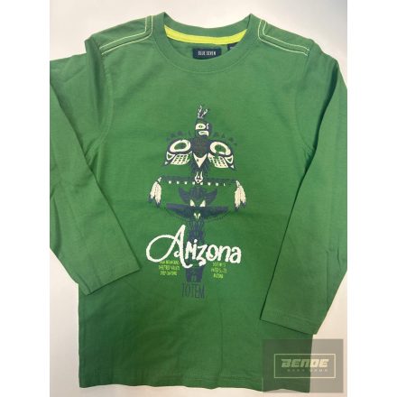 Blue Seven fiú hosszú ujjú felső -zöld