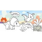 Dinók fürdőskönyv - színváltós, mágikus képekkel