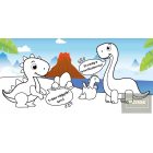 Dinók fürdőskönyv - színváltós, mágikus képekkel