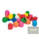 Clemmy Baby Puha építőkockák 24 db táskában