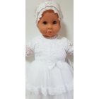 Lány csipke+tüll keresztelő ruha