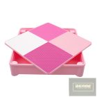 Gyerek szett NEW BABY - asztal két székkel rózsaszín