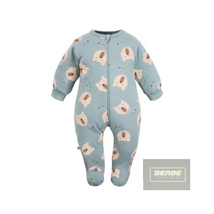 EEVI Cool Beary  pamut rugdalózó-kék