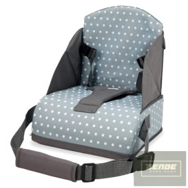   Asalvo Go Anywhere textil székmagasító 6-36 hó Stars Grey