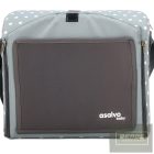 Asalvo Go Anywhere textil székmagasító 6-36 hó Stars Grey