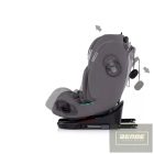 Chipolino Techno iGrow autósülés Isofix 40-150cm - charcoal