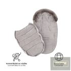 PETITE&MARS Téli szett Comfy 4in1 bundazsák + kézmelegítő kesztyű babakocsira Furry Veritable Khaki