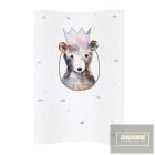 Ceba pelenkázó lap puha 2 oldalú 50x70cm COSY Watercolor maci princess