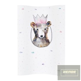   Ceba pelenkázó lap puha 2 oldalú 50x70cm COSY Watercolor maci princess