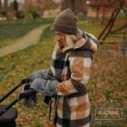 PETITE&MARS Kesztyű / Kézmelegítő babakocsira Jasie Quiet Grey