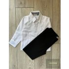 Chipi&Chips fiú alkalmi ,hosszu ujjú fehér ing,sötétkék betéttel