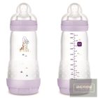 MAM cumisüveg Anti-Colic 4m+ Matt 320ml lányos