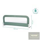 Fillikid leesésgátló - boxspring-ágyra is - Lara 150x60cm menta 289-60-14