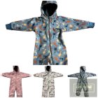 WIKIDS Soft shell , vízlepergetős overál -bézs dínós