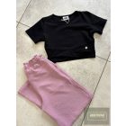 Killy púder színű lenge ,nyári  bőszárú nadrág-púder