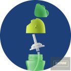 Philips AVENT SCF796/01 Itatópohár rugalmas szívószállal 200ml fiús