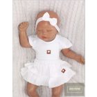 Zyzio&Zuzia 2 részes nyári szett pelenkatartó bugyi és fejpánt-rózsaszín