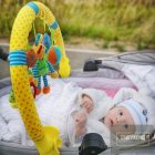 Baby Mix játék babakocsira,hordozóra állatkák