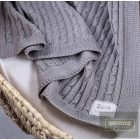 EEvi bambusz babatakaró 916570   100cmx75cm -sötét szürke