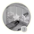 LORELLI ROCK STAR PIHENŐSZÉK 0-9KG - GREY STARS 2020