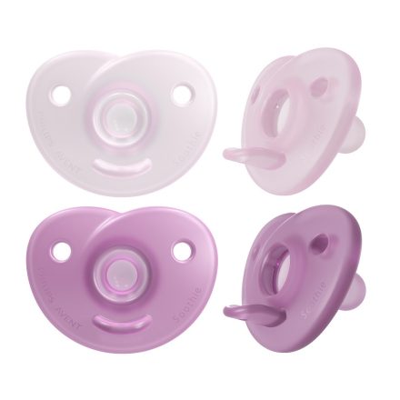 Philips Avent SCF099/22 Soothie szilikon játszócumi 0-6 hó Lány - 2 db