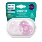 Philips Avent SCF099/22 Soothie szilikon játszócumi 0-6 hó Lány - 2 db