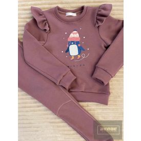 Chipi&Chips kislány  ,vastag puóver-pingvin