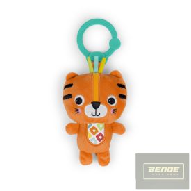   BRIGHT STARTS Plüss csörgő C-karikán tigris Jingle Joy™ 0hó+