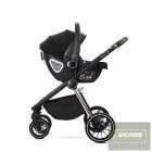 Lorelli Bianca 3az1-ben újszülött babakocsi Lorelli Aria Luxe hordozóval - Grey (2 doboz)